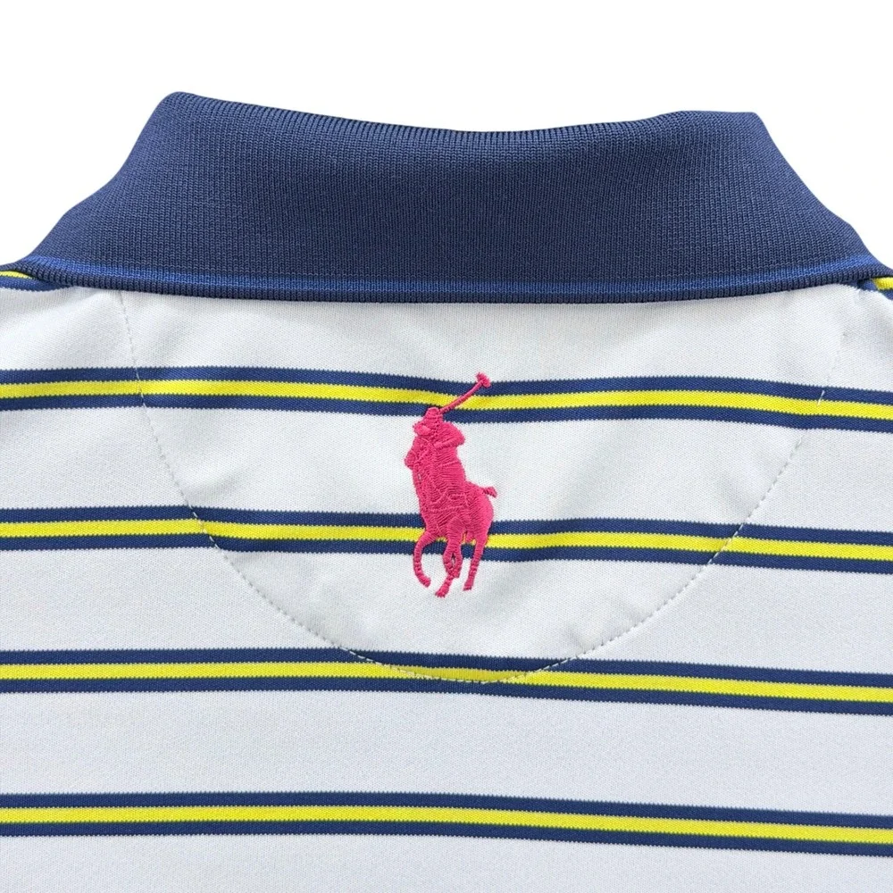 Polo Ralph Lauren Polo Mens XL 2020 U.S. Open Winged Foot Striped Golf Shirt